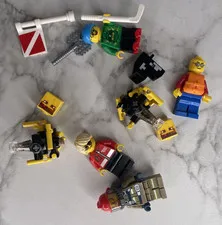 Lego Minifigure Minecraft City Blaze Firefighter Parts Pieces Etc B9-909