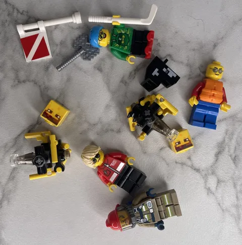 Lego Minifigure Minecraft City Blaze Firefighter Parts Pieces Etc B9-909