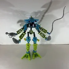 LEGO Bionicle Warriors Nocturn 8935 Complete with 2 Trans-Yellow Rubber Squid