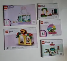 Lego Friends Instruction Booklet Manual Lot +5 # 10787 41695 41705 41705 41753