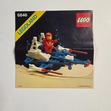 LEGO Instruction Manual Only 6846 Tri-Star Voyager Legoland Space 1984 Vintage