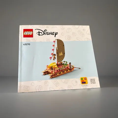 Lego Disney Princess 43279 Moana's Boat Booklet Instruction Manual