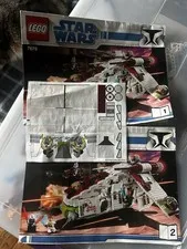 LEGO Republic Gunship Star Wars Manual Instructions And Stickers