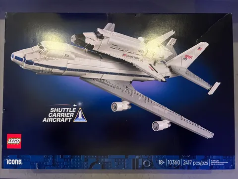 LEGO 10360 ICONS Space Shuttle Carrier Aircraft 2417pcs, New/ Sealed