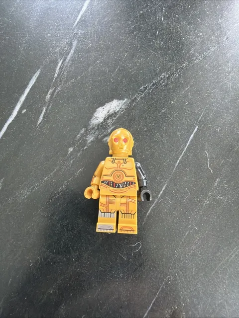 Lego Star Wars Minifigure C-3po Bounty Hunter w/ Red Eyes Set 75389 Dark Falcon