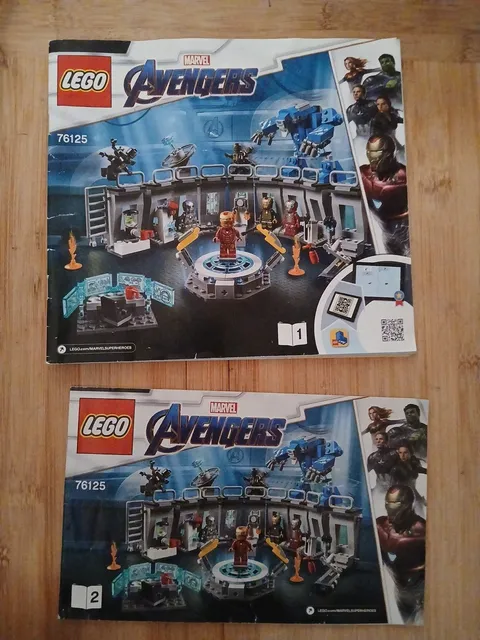 Lego Marvel Avengers Instruction Book # 76125 - Manual Only - No Figures