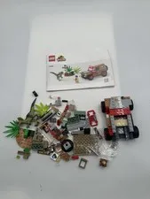 LEGO Jurassic Park Dilophosaurus Ambush 76958 - Incomplete w/ Manual