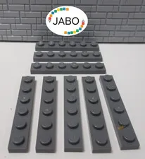 (J8/2/3) LEGO 8x3666 Plate Flat 1x6 New Dark Gray