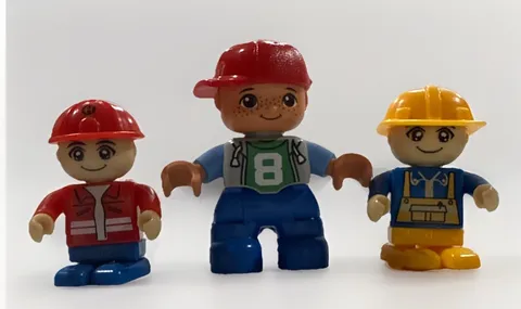 Lego Duplo | Construction Workers | Mini Duplo Figures |✨ Lot of 3✨