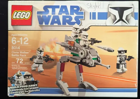 LEGO (8014) Star Wars - Clone Walker Battle Pack - NIB Factory Sealed 
