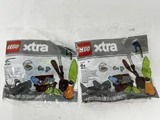LEGO Xtra: 40341 Sea Accessories Polybag - sets of two bags. Sealed