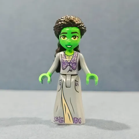 LEGO minifigure, Wicked, wck004, Elphaba - Mini Doll, Sand Blue Dress