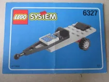 Lego System 6327 Trailer, Trailer Instructions Instruction