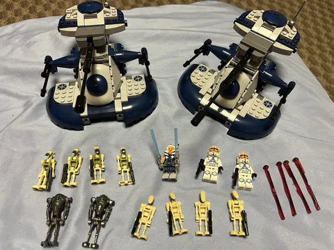Lego Star Wars 75283 Armored Assault Tank AAT Lot Of 2 Plus Battle Droid Army 👀
