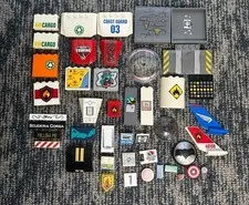 LEGO City Printed Tile Lot Mixed Lot Fire Coast Guard Air Cargo Racing Specialty