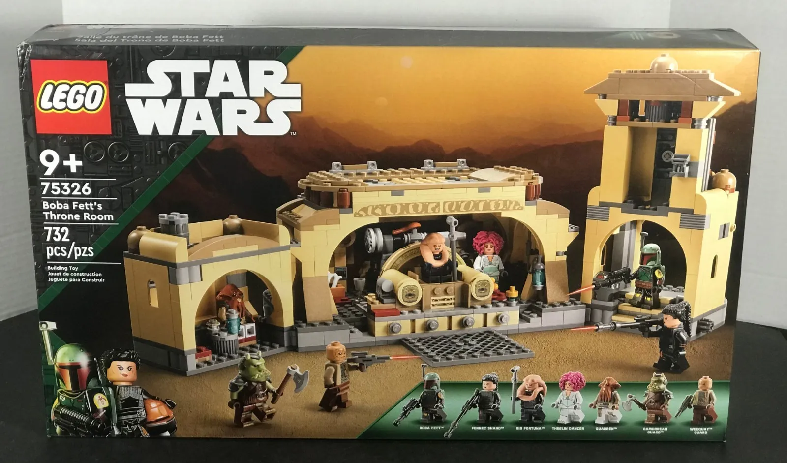 LEGO Star Wars BOBA FETT'S THRONE ROOM 75326 Bib Fortuna SEALED *Box Damage* NEW