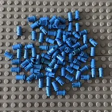 Lego Lot Blue 4274 Technic Pin 1/2 (lot of 85)