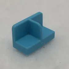LEGO 93095 Medium Azure Panel 1 x 2 x 1 W/ Rounded Corners & Center Divider (x1)
