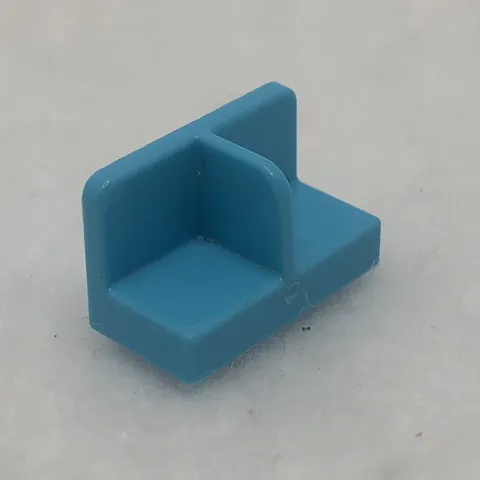 LEGO 93095 Medium Azure Panel 1 x 2 x 1 W/ Rounded Corners & Center Divider (x1)