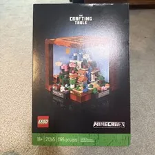 LEGO Minecraft the Crafting Table Video Game Building Set # 21265 - NEW SEALED