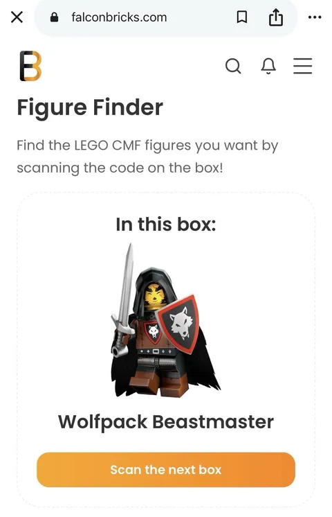 LEGO Series 27 Wolfpack Beastmaster Minifigure 71048 New Collectible CMF Castle