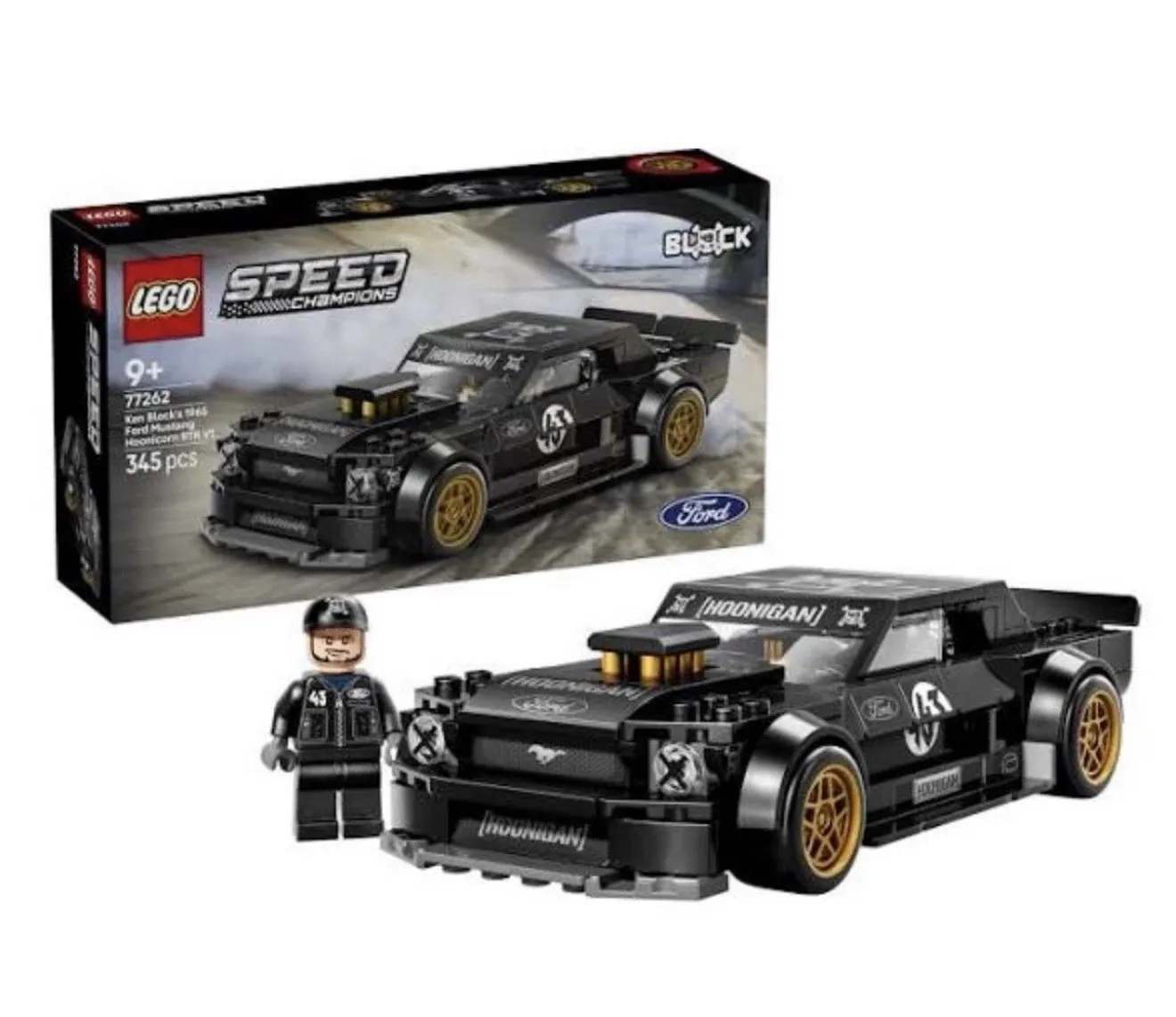 LEGO Speed Champions Ken Block's '65 Ford Mustang Hoonicorn V1 77262 In Hand NEW