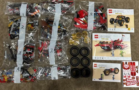 Lego 71869 Ninjago Dragons Rising Set Build ONLY!  **NO Minifigures