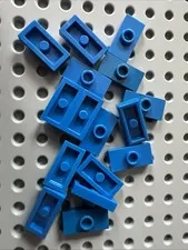 LEGO 3794a Blue Plate Modified 1x2 Stud NO Groove Jumper 17pcs