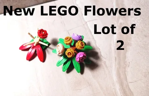 New LEGO Blossom Flowers Buds Lot of 2 Cactus Blooming Special Set Cute Floral