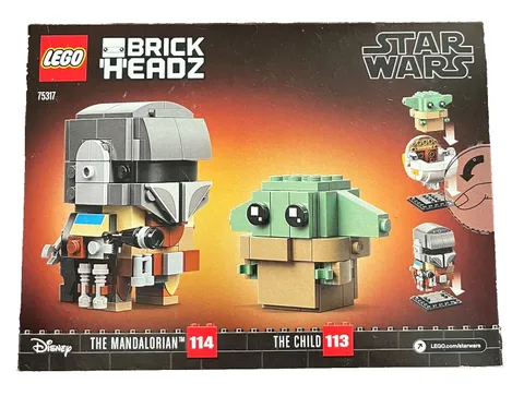 LEGO BrickHeadz Star Wars The Mandalorian & The Child 75317 NIB Sealed