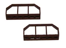 2 Lego® TRAIN Railway 9V RC Balustrade Handrail 6x1 BROWN