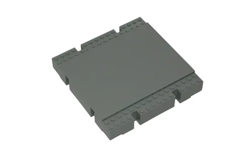 Lego® Base Plate for Train, Harbour, Firefighters GREY STRAIGHT