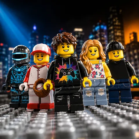 LEGO Minifigure Pad Printed Custom