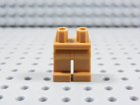 LEGO Medium Nougat Plain Blank Legs Pants Minifig BJ