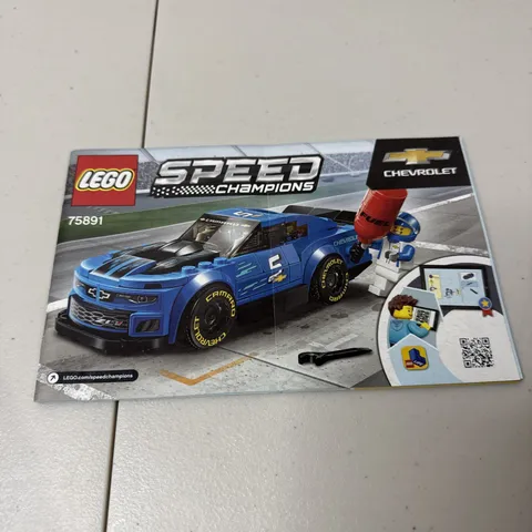 LEGO Speed Champions: Chevrolet Camaro ZL1 Race Car (75891) Manual Only