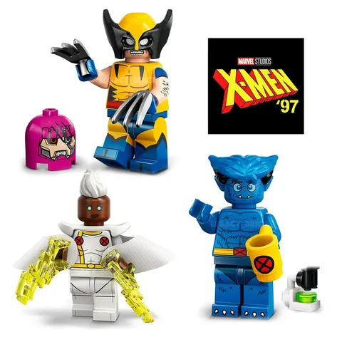 LEGO Marvel X-Men 97 Wolverine, Storm and Beast | Retired LEGO Minifigures 71039