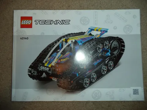 LEGO Technic Instruction Manual 42140 App-Controlled Transformation Vehicle