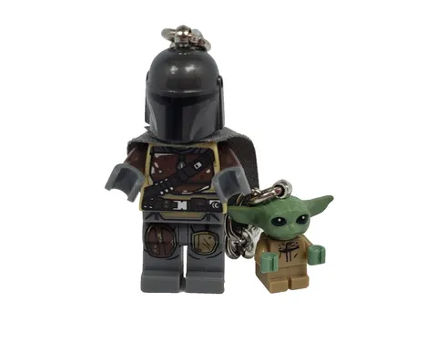 Lego Star Wars The Mandalorian & Grogu Din Djarin Key Chain Mini Figure Set