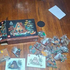 LEGO Ideas A-Frame Cabin Limited Complete Set 7% Complete
