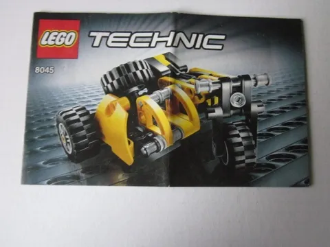 Lego Technic Building Instructions Instruction 8045 Bike with Sidecar with Boat