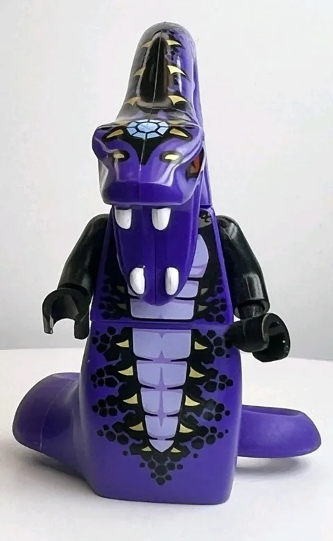 LEGO Ninjago Pythor Chumsworth Minifigure Legacy nj0506 Purple Snake
