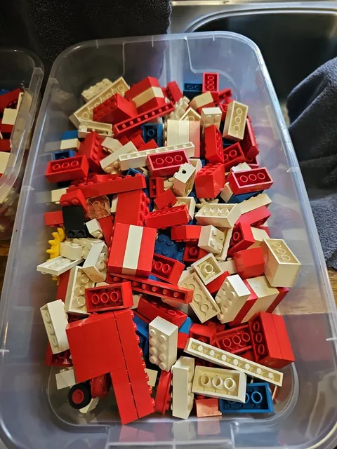 Vintage 1970's LEGO Bricks & Parts Lot Various Blocks ALL 70's Mixed Pieces Lego