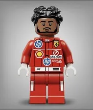 LEGO Lewis Hamilton Scuderia Ferrari F1 Minifigure 43022