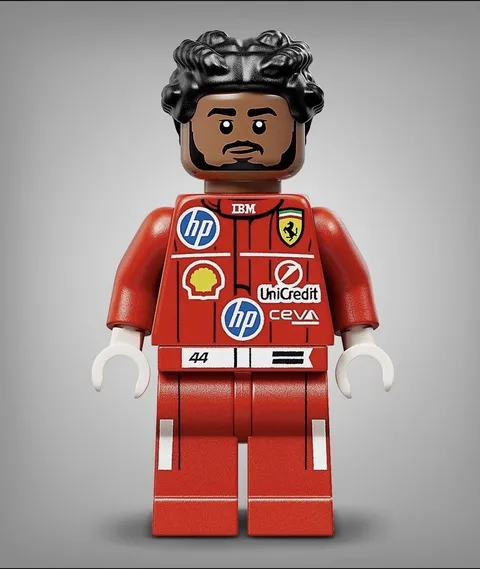 LEGO Lewis Hamilton Scuderia Ferrari F1 Minifigure 43022
