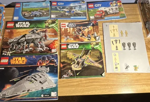 LEGO Star Wars 75024 75019 Illustrated Instruction Manuals Booklet Lot