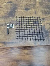 Lego Black String Net Lattice 10 x 10  71155 Pirate Ship  And Flag T19