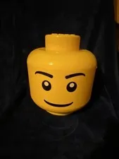 LEGO Yellow Head Large Storage Bin Container Sorter