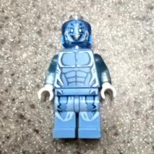LEGO Blue Minifigure Character Figure with Printed Armor Suit, Assembled