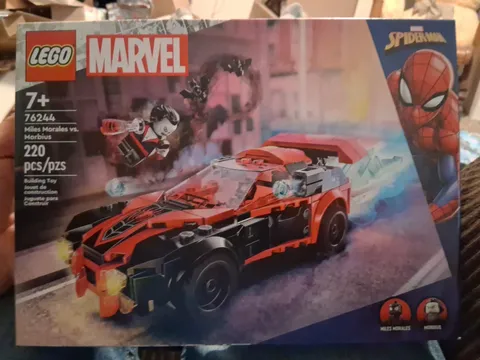 Lego 76244 Miles Morales Vs Morbius SEALED Box Marvel Spiderman 2023 Figure Set