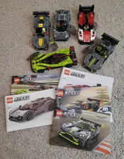 LEGO Speed Champions Lot Of 5 Built Cars (Lot 3)